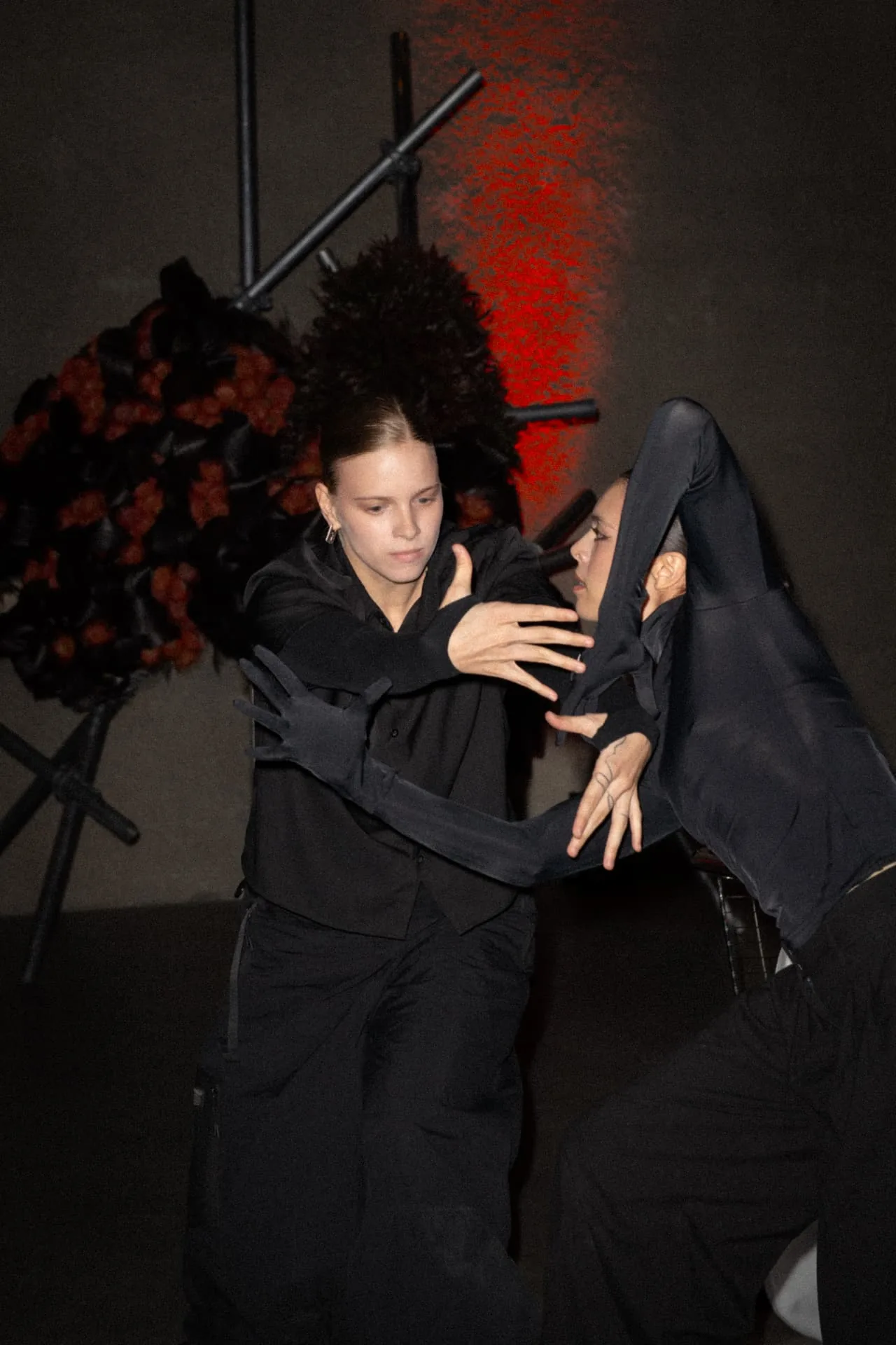 Dancers performing at the EX NIHILO Demon Dancer night