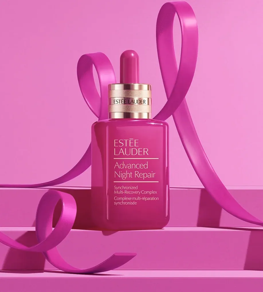 ESTÉE LAUDER COMPANIES Advanced Night Repair in the pink campaign edition
