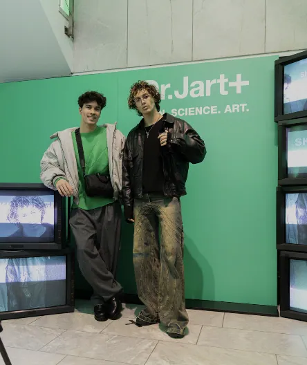 Tim Schäcker and Bene Schulz at the Dr.Jart+ event